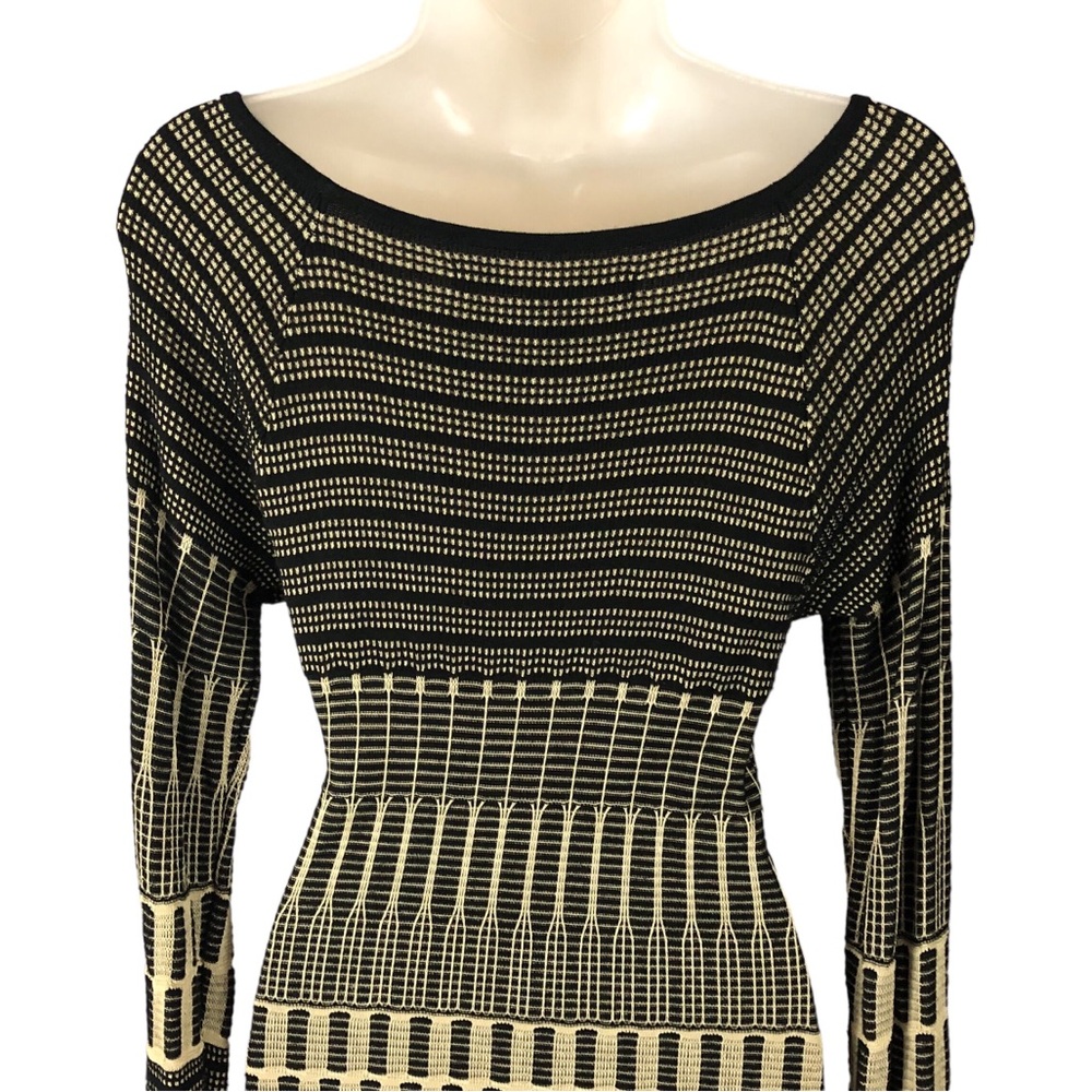 Women's Max Studio Multi Patterned Textured Black… - image 4